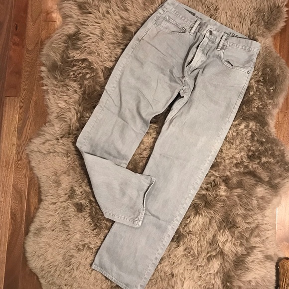 💙GAP 1969 Men’s Gray Straight Denim. 32x30 - Picture 2 of 4